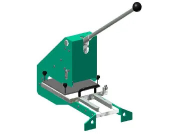 Punch press for Z-splices