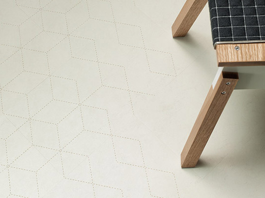 Marmoleum Signature CUBE 3722 detalj