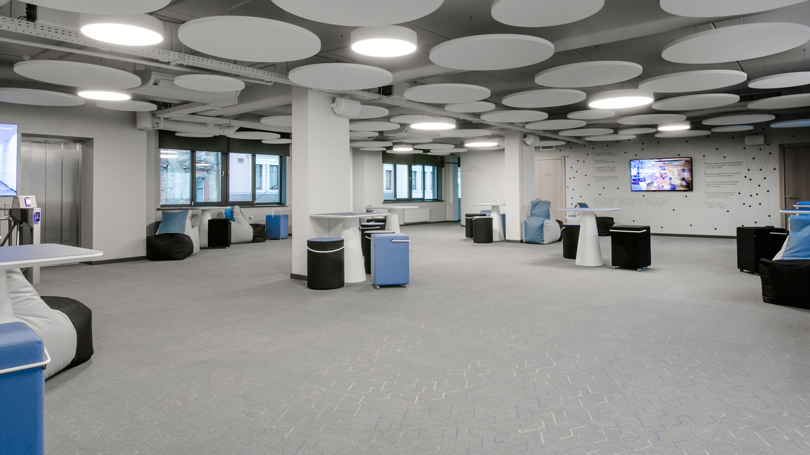 Flotex planks_People work office