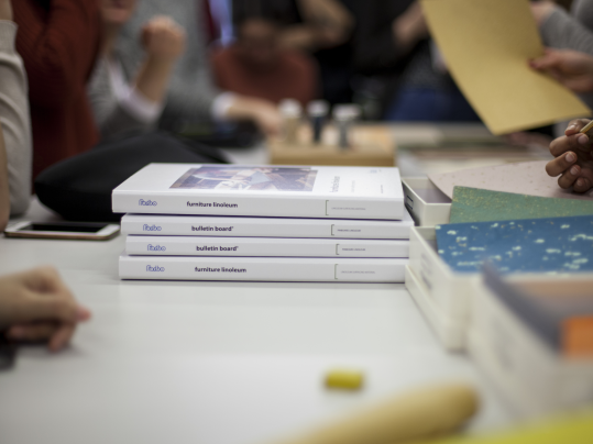 Furniture and Bulletin Board linoleum