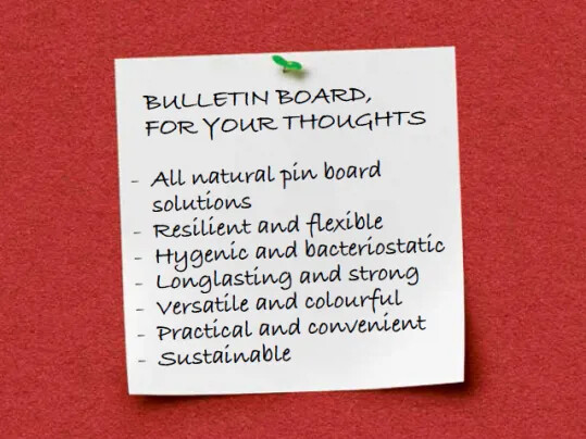 Düşünceleriniz için Bulletin Board…