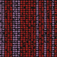 980412 Mosaic raspberry stripe